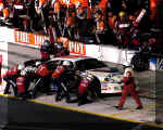 Johnny Benson's Pit Stop during Chevy Rock and Roll 400