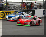 Mayfield passing Mark Martin
